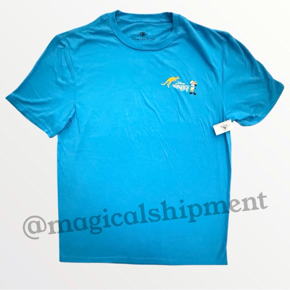 Disney Cruise Line (DCL) Disney Wonder Australia/New Zealand T-Shirt for Adults